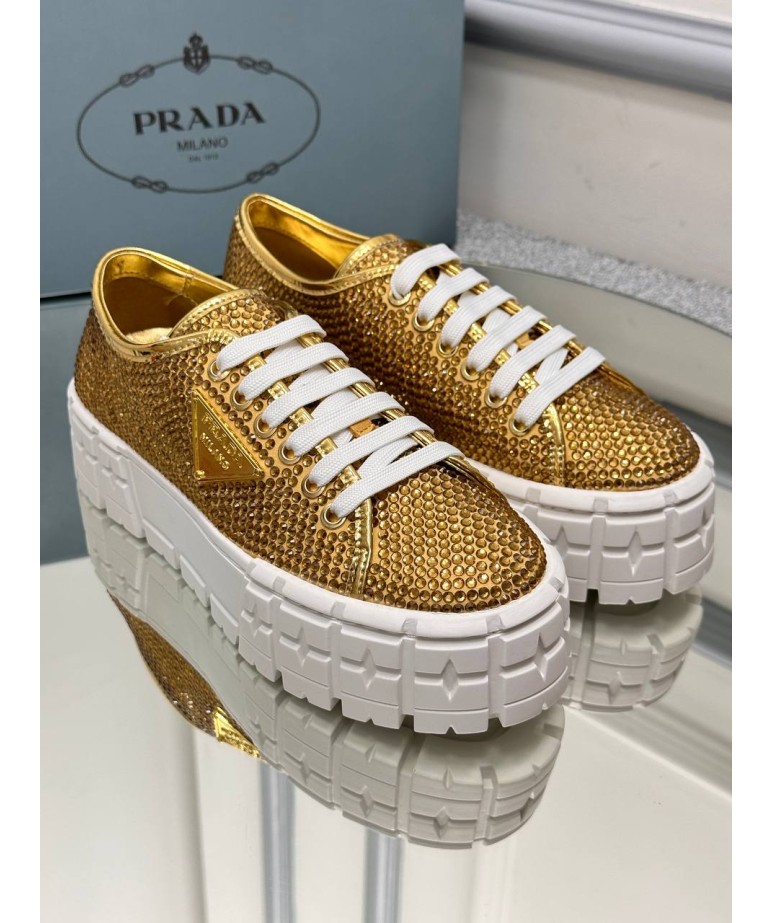 Prada - Leather Sneakers | HBX - Globally Curated Fashion and Lifestyle by  Hypebeast